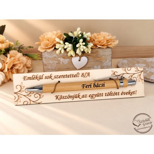 Gravírozott toll kis táblával - 1