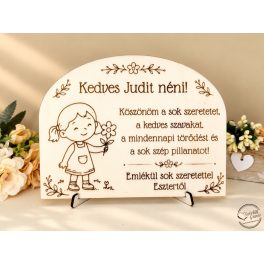Óvodai gravírozott emléktábla