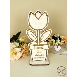 Gravírozott virág - Tulipán