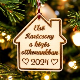Új otthon karácsonyfadísz - 1