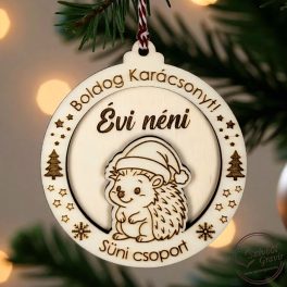 Karácsonyfadísz óvónéninek